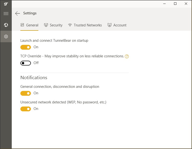 TunnelBear - Screenshot #8