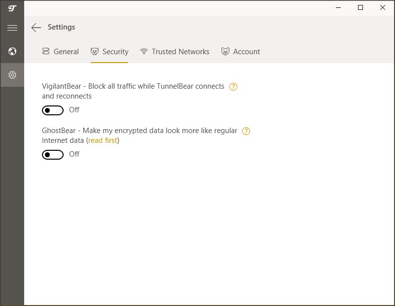 TunnelBear - Screenshot #7