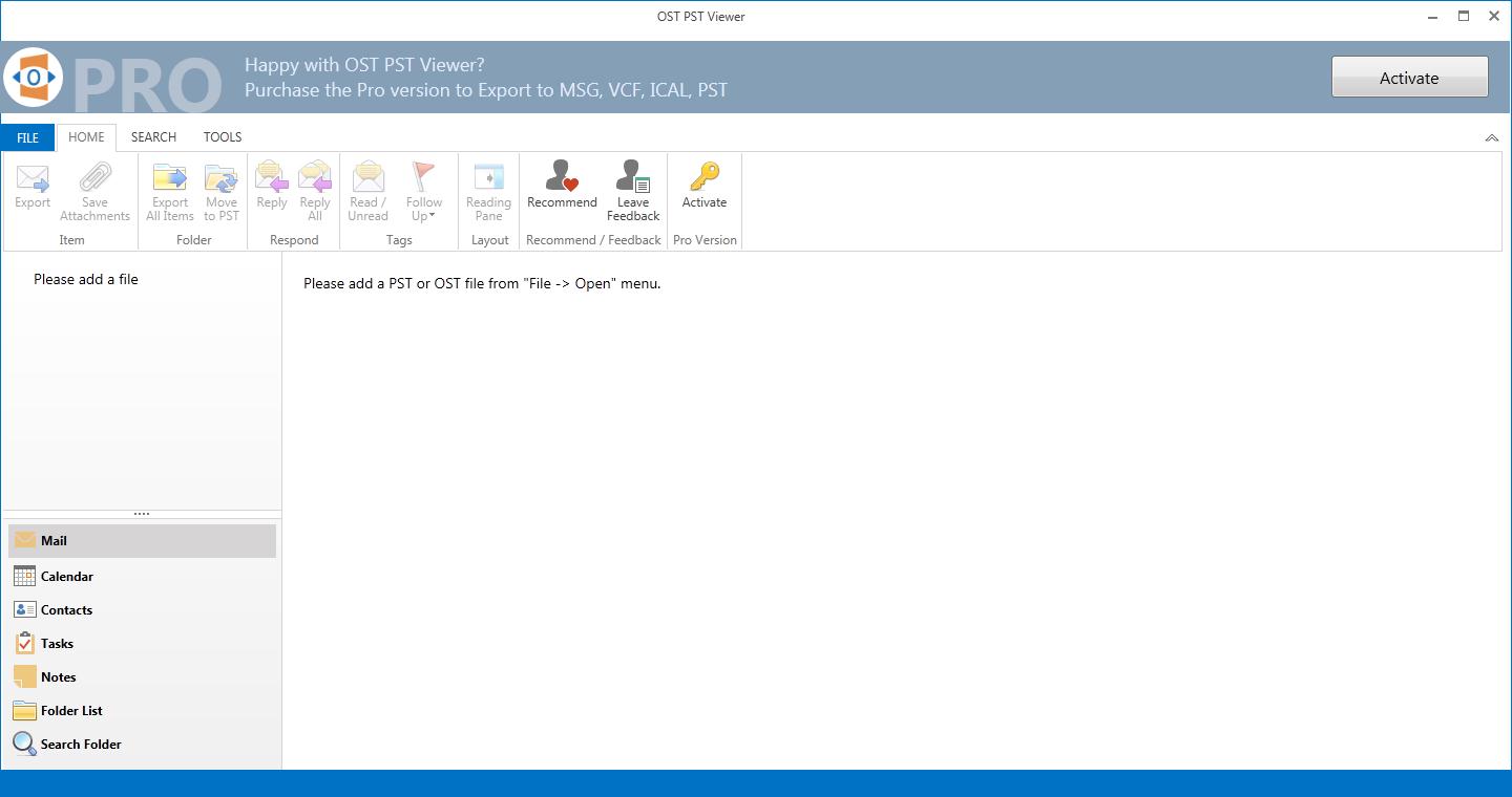 4Team OST PST Viewer - Screenshot #1