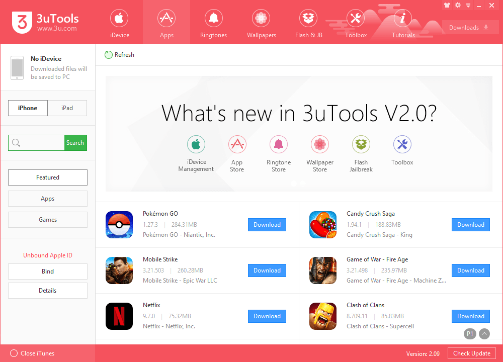 3utools 3.03.017 download the new version for android