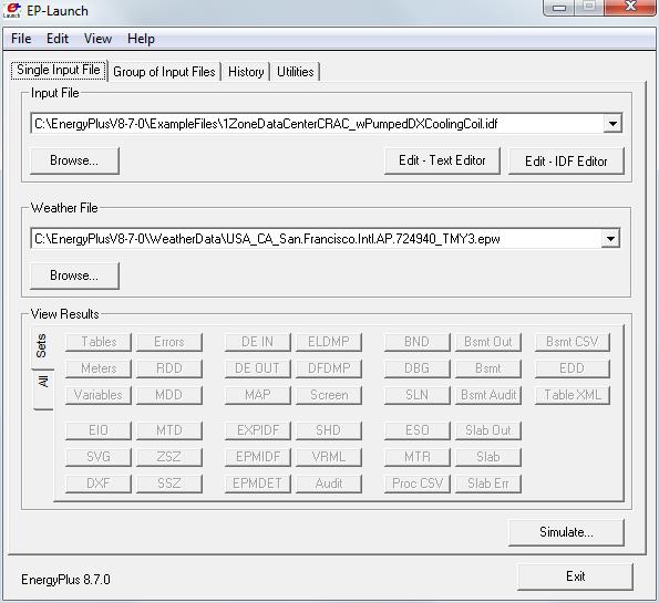 EnergyPlus - Screenshot #1