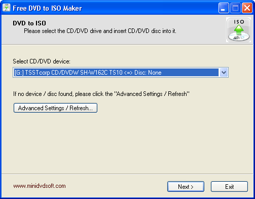 Free DVD ISO Maker - Screenshot #3