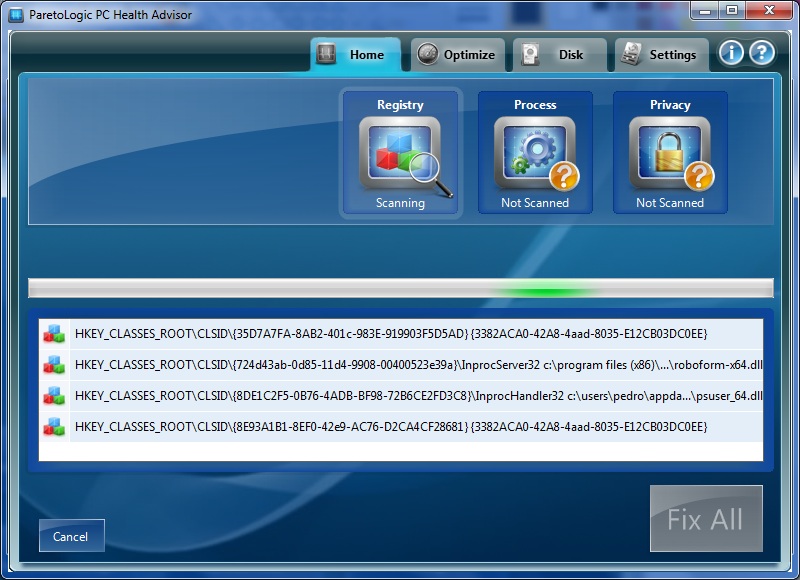 ParetoLogic PC Health Advisor - Screenshot #2