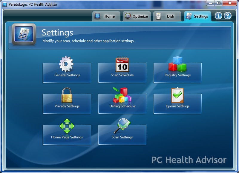 ParetoLogic PC Health Advisor - Screenshot #1