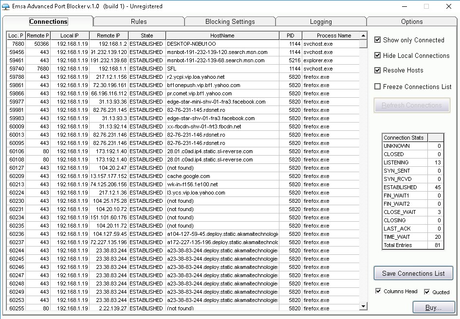 Emsa Advanced Port Blocker latest version Get best Windows software