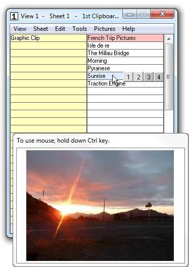 1st Clipboard - Screenshot #1