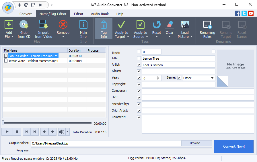 AVS Audio Converter - Screenshot #1