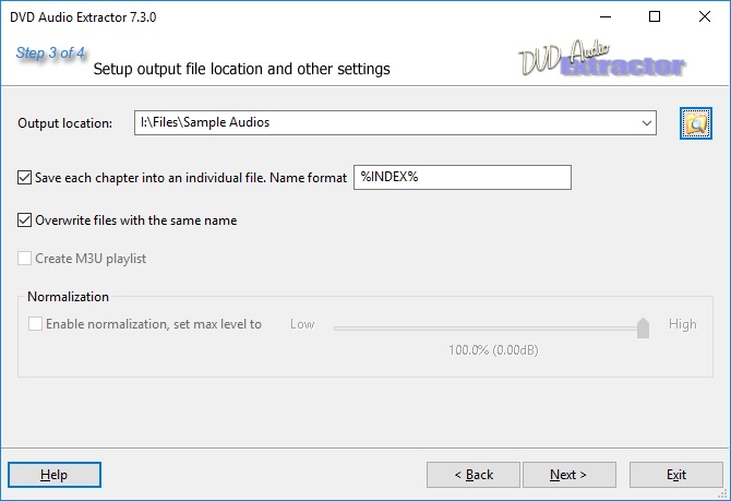 DVD Audio Extractor - Screenshot #2