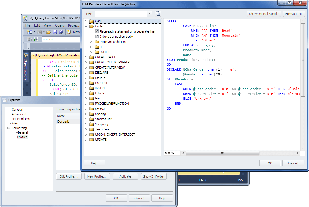 dbForge Developer Bundle for SQL Server - Screenshot #1