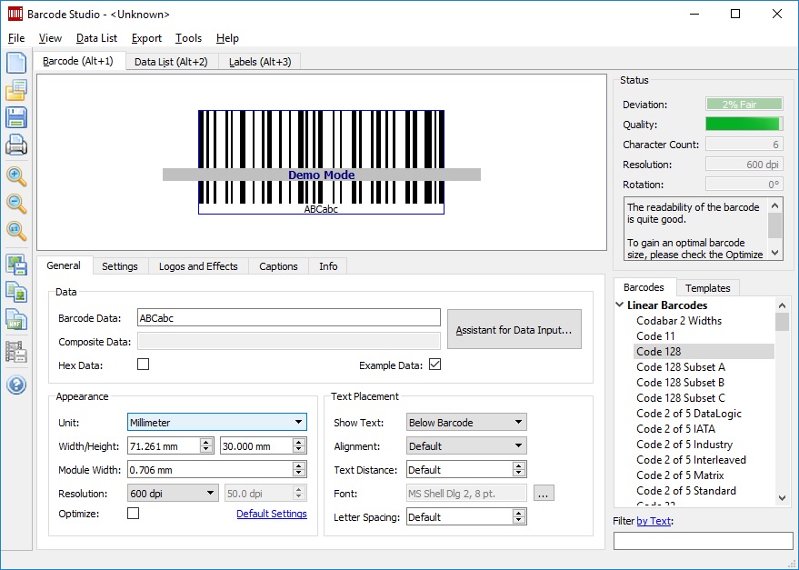 TEC-IT Barcode Studio - Screenshot #11