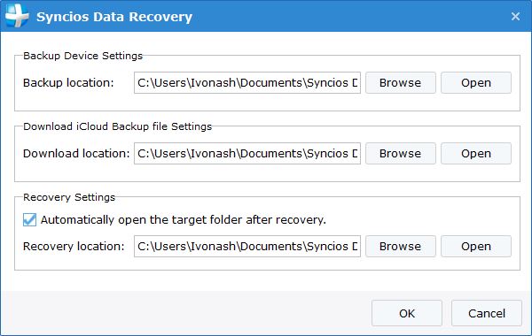 syncios data recovery