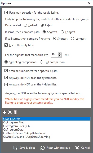 Duplicate File Finder Plus - Screenshot #13