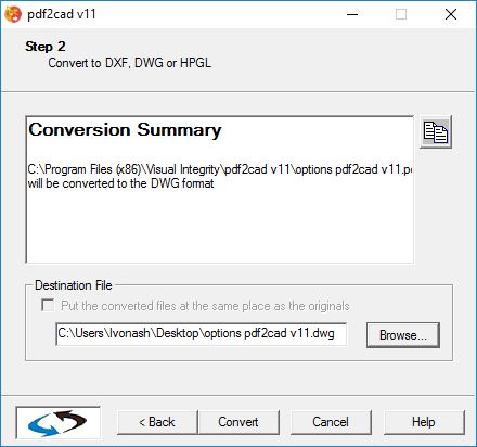 pdf2cad - Screenshot #3