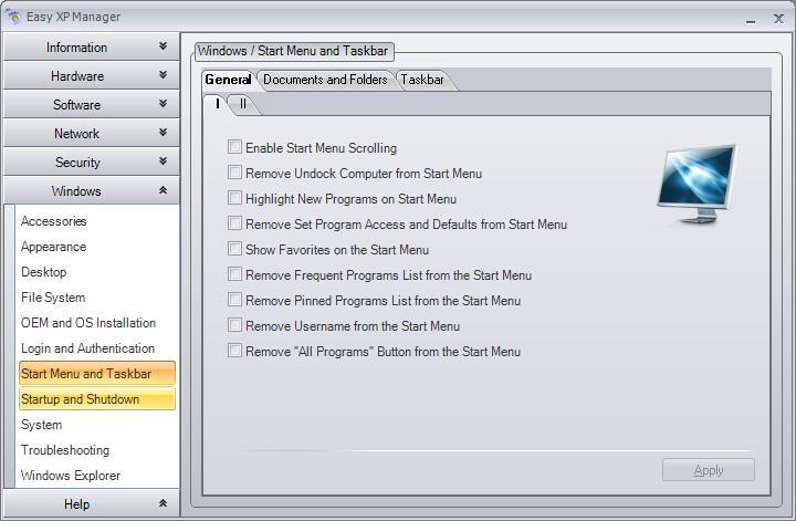 Windows Exp Program Manager Easy XP Manager latest version - Get best Windows software