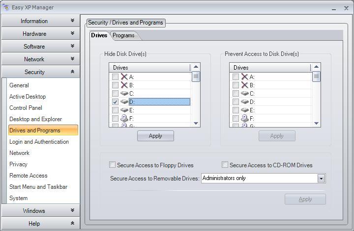 Windows Exp Program Manager Easy XP Manager latest version - Get best Windows software