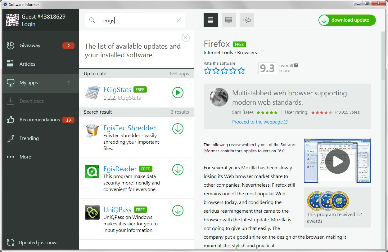 ECigStats - Screenshot #1