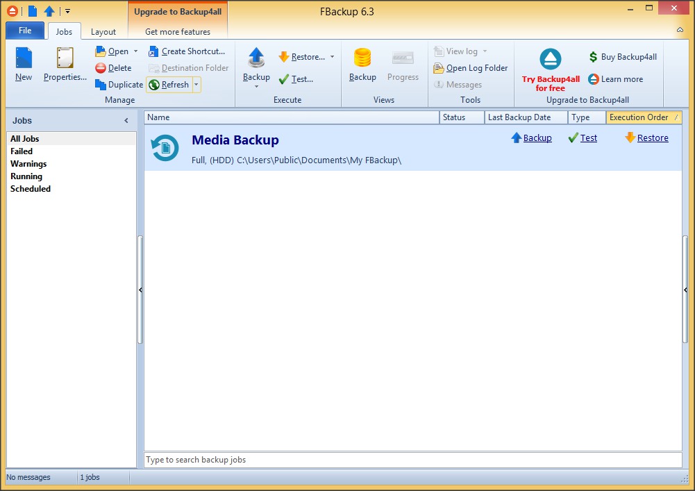 FBackup - Screenshot #6