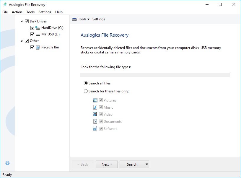 Auslogics File Recovery - Screenshot #13