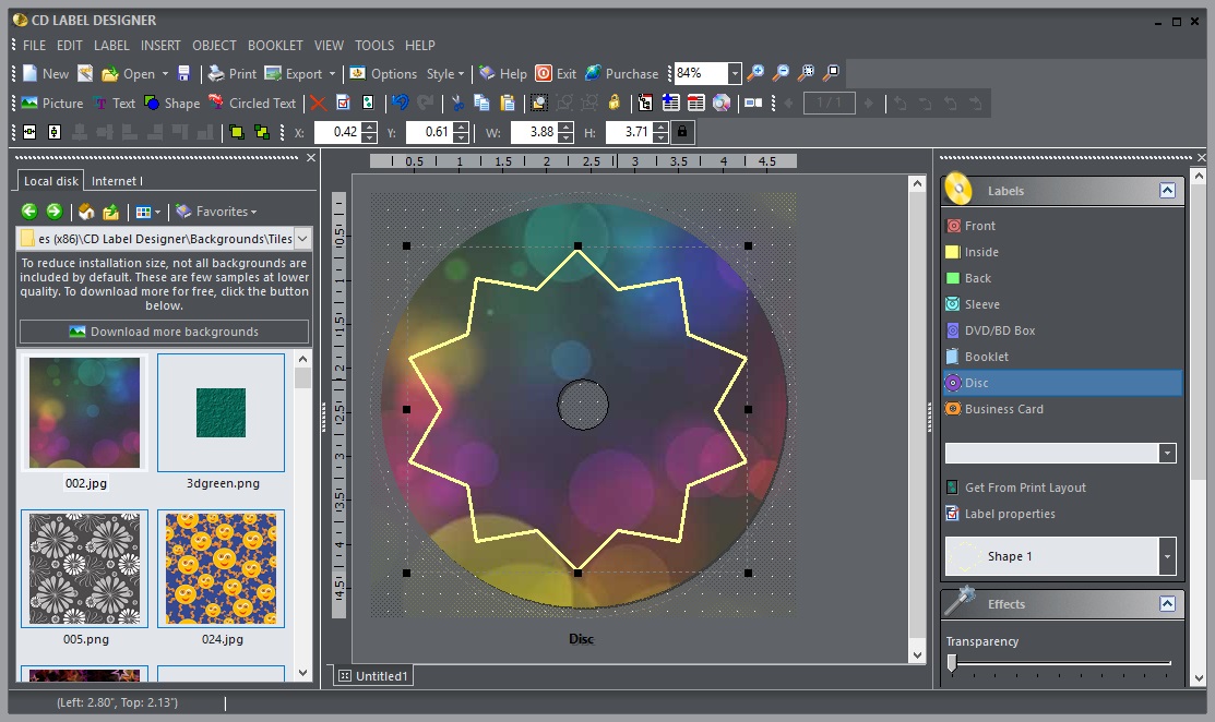 CD Label Designer download for free SoftDeluxe