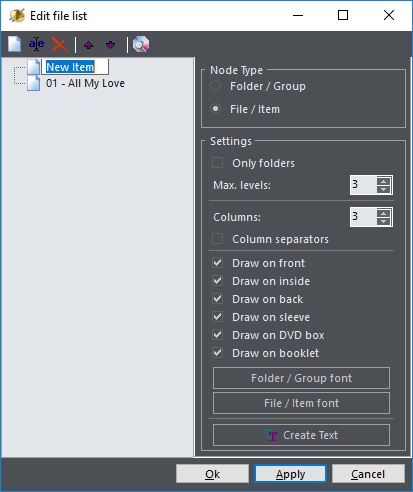CD Label Designer - Screenshot #5