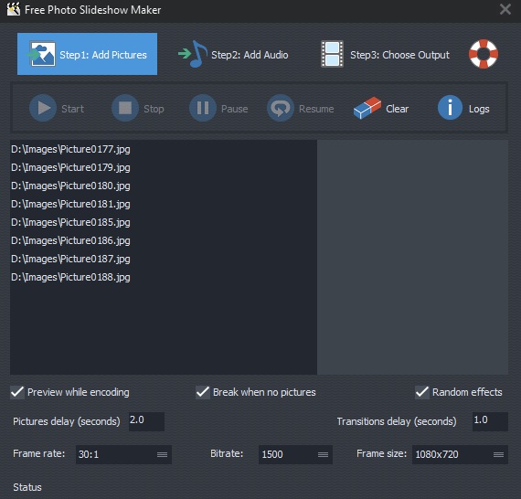Free Photo Slideshow Maker - Screenshot #3