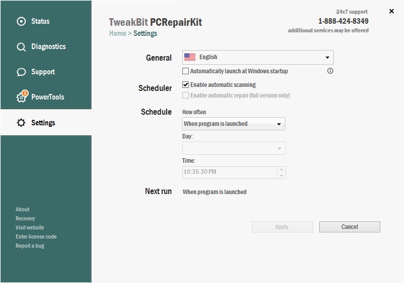 TweakBit PCRepairKit - Screenshot #1