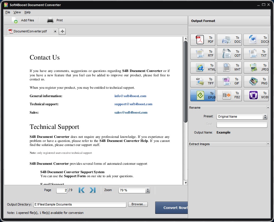 Soft4Boost Document Converter - Screenshot #5