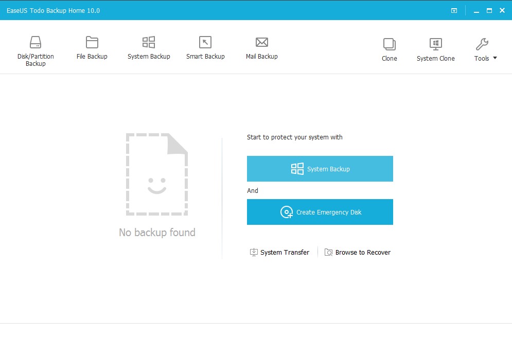 EASEUS Todo Backup Home - Screenshot #4