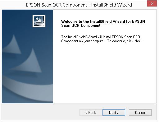 EPSON Scan OCR Component - Screenshot #1