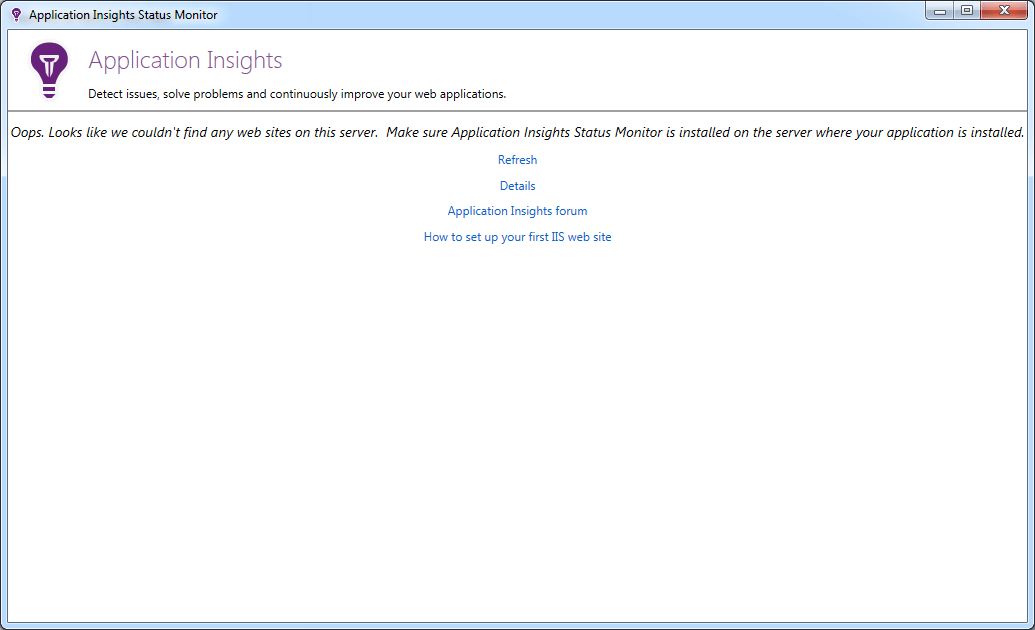 Application Insights Status Monitor latest version Get best Windows