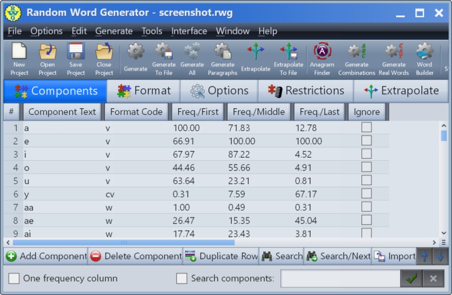 Random Word Generator - Screenshot #2