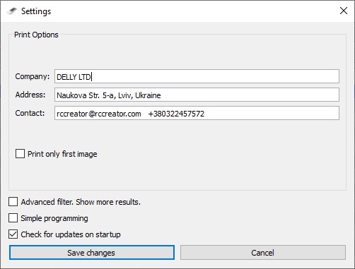 RCCreator - Screenshot #1