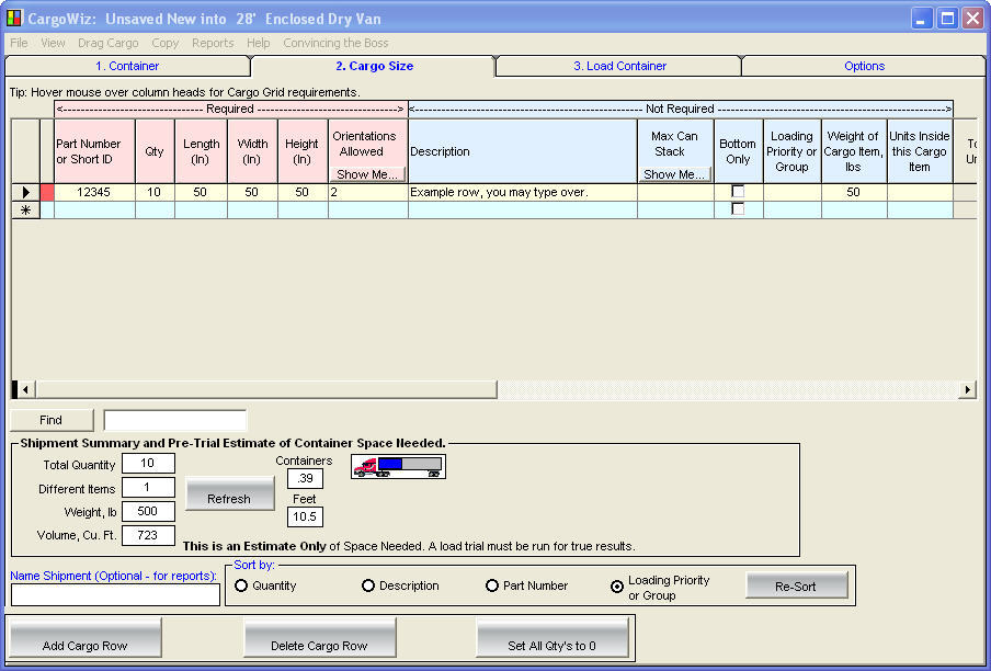 Container Loading Calculator latest version Get best Windows software