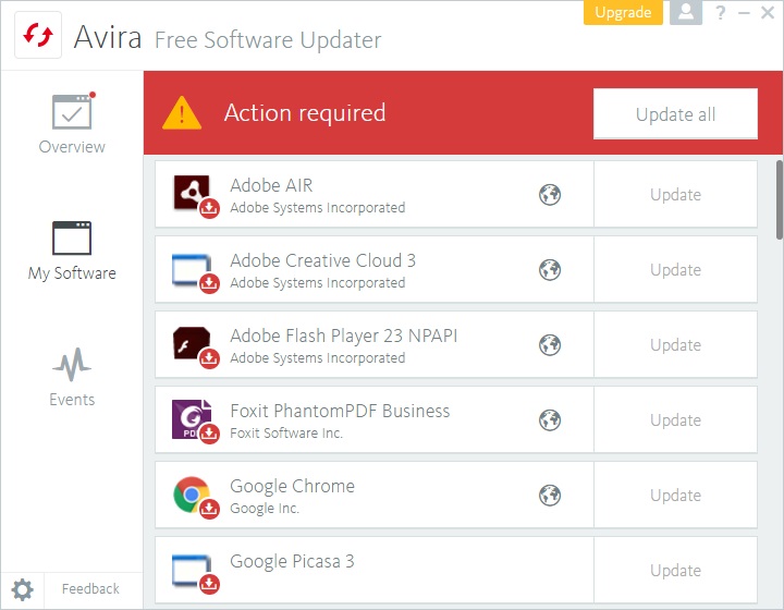 Avira Software Updater - Screenshot #4