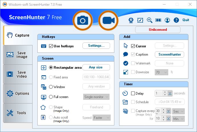 Wisdom-soft ScreenHunter Free - Screenshot #6