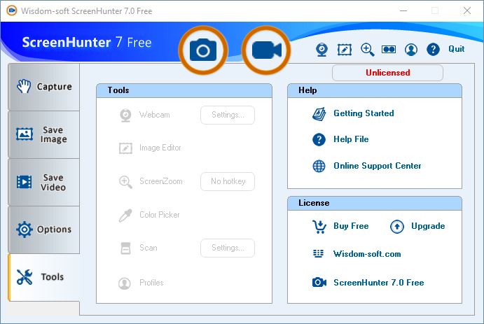 Wisdom-soft ScreenHunter Free - Screenshot #2