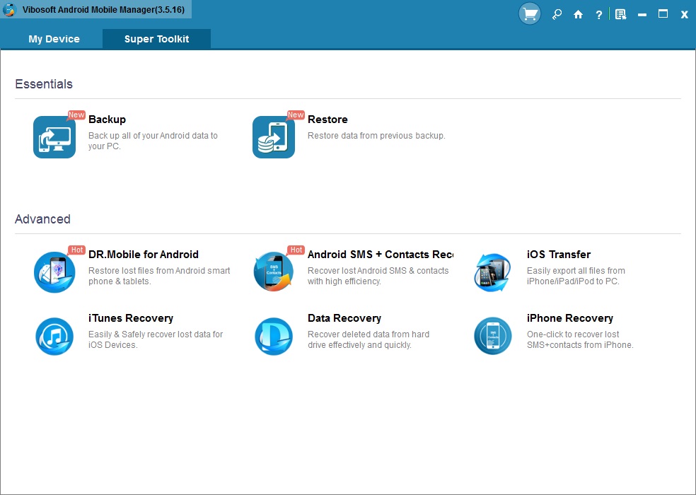 Vibosoft Android Mobile Manager - Screenshot #2