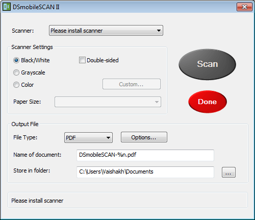 color network scangear 2 tool download