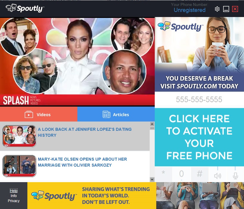 Spoutly - Screenshot #1