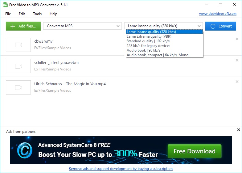 Free Video to Mp3 Converter - Screenshot #5