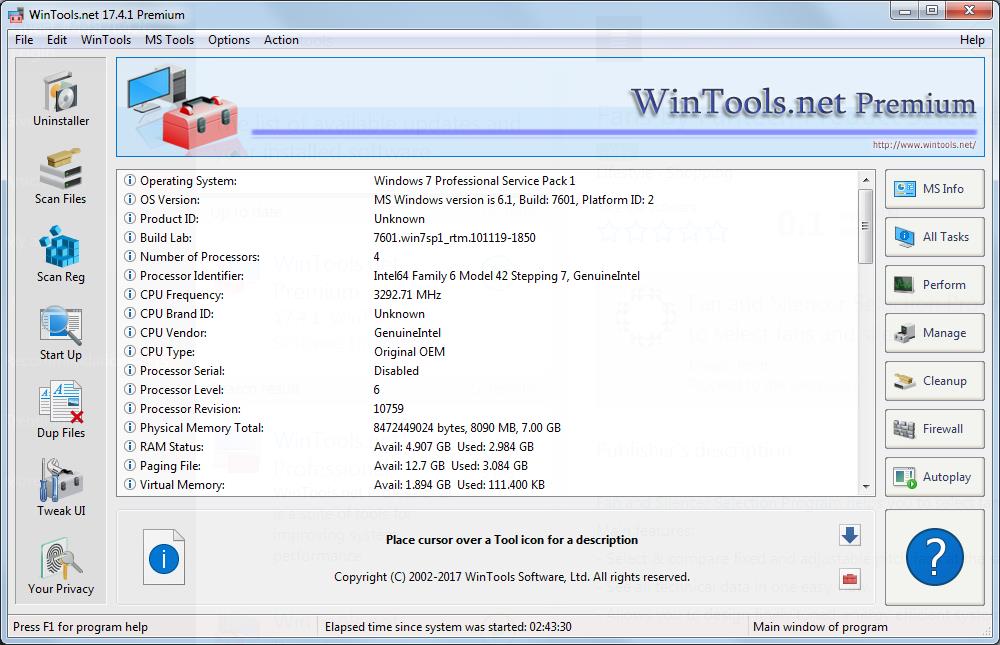 WinTools net Premium 23.10.1 download the new