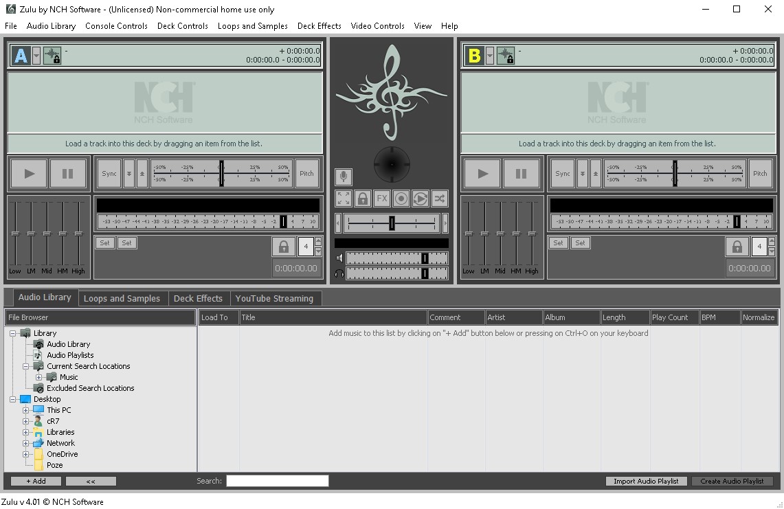Zulu DJ Software - Screenshot #1
