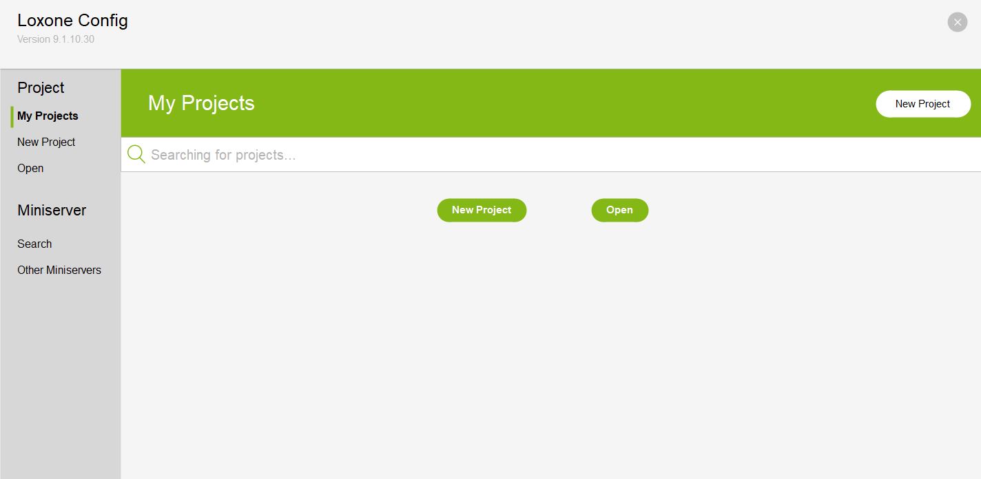 Loxone Config - Screenshot #1