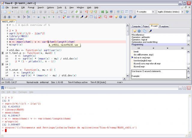 Tinn-R download for free - SoftDeluxe