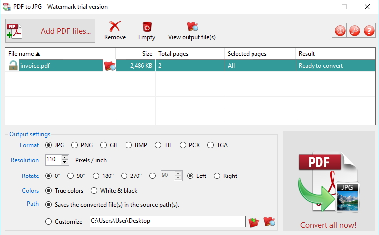 PDF to JPG - Screenshot #9
