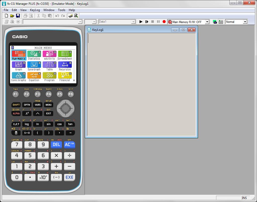 fx-CG Manager PLUS Subscription for fx-CG50series - Screenshot #1