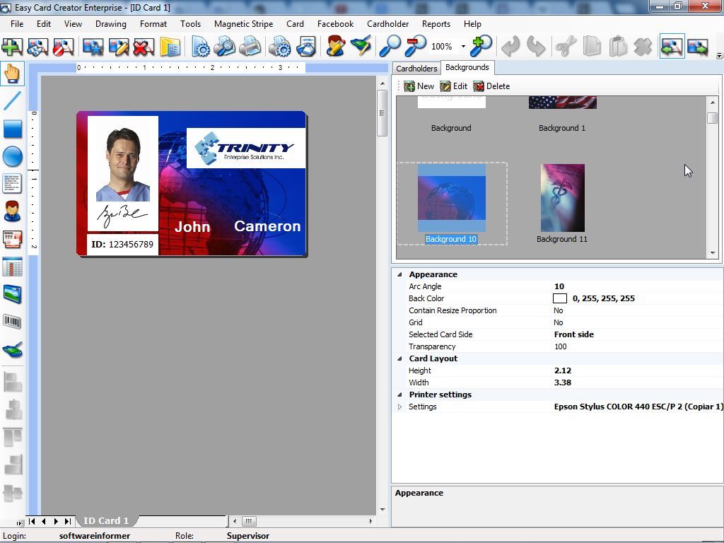 business card maker software free download windows 8