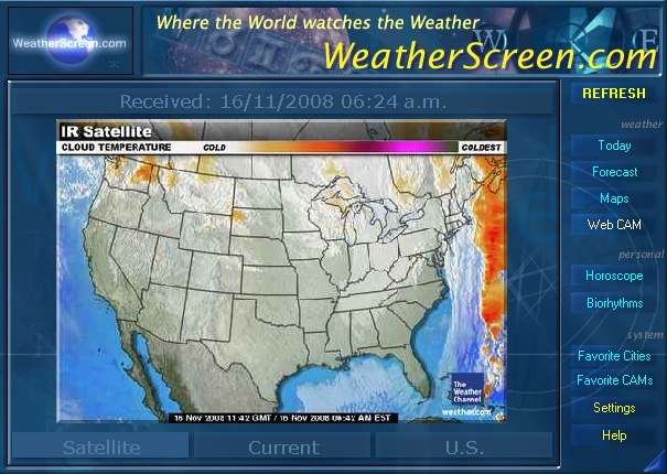 Weather System Screen Shot Weather Screen download for free - SoftDeluxe