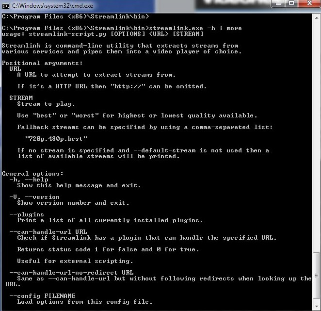 Streamlink - Screenshot #1