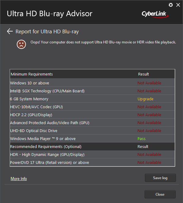 CyberLink Ultra HD Bluray Advisor download for free SoftDeluxe
